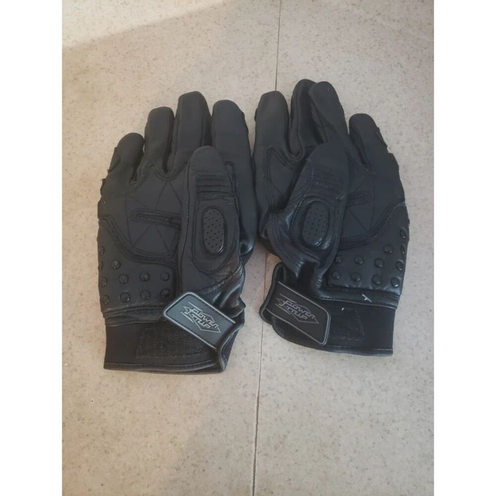 Women's Black Tactical Riding Gloves Hard Knuckle Motorcycle Size M